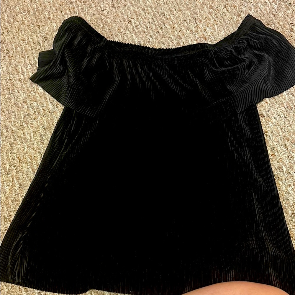 Elegant Black Off-Shoulder Top